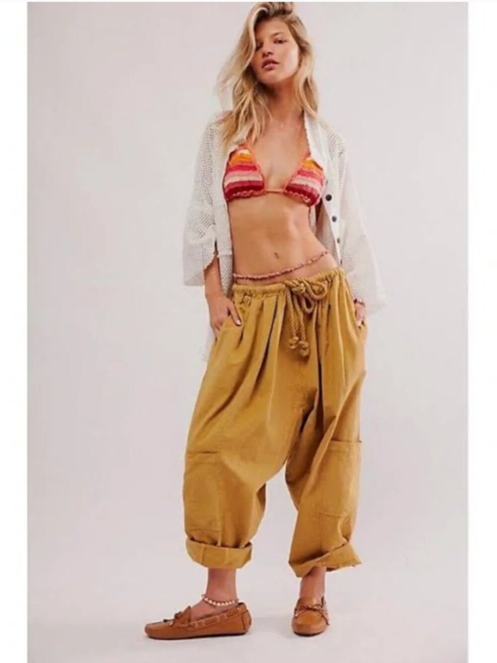 Free People Kahlani Harem Pull-On Pants